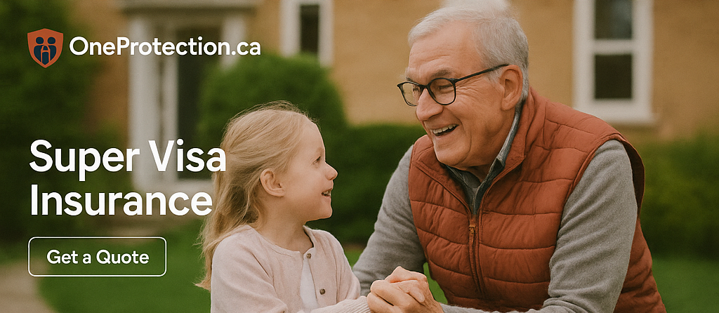 Happy grandfather and granddaughter, representing Super Visa Insurance